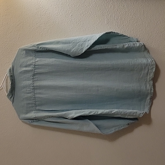 Tommy Bahama Linen Button-down - Aqua - Medium - Picture 11 of 14